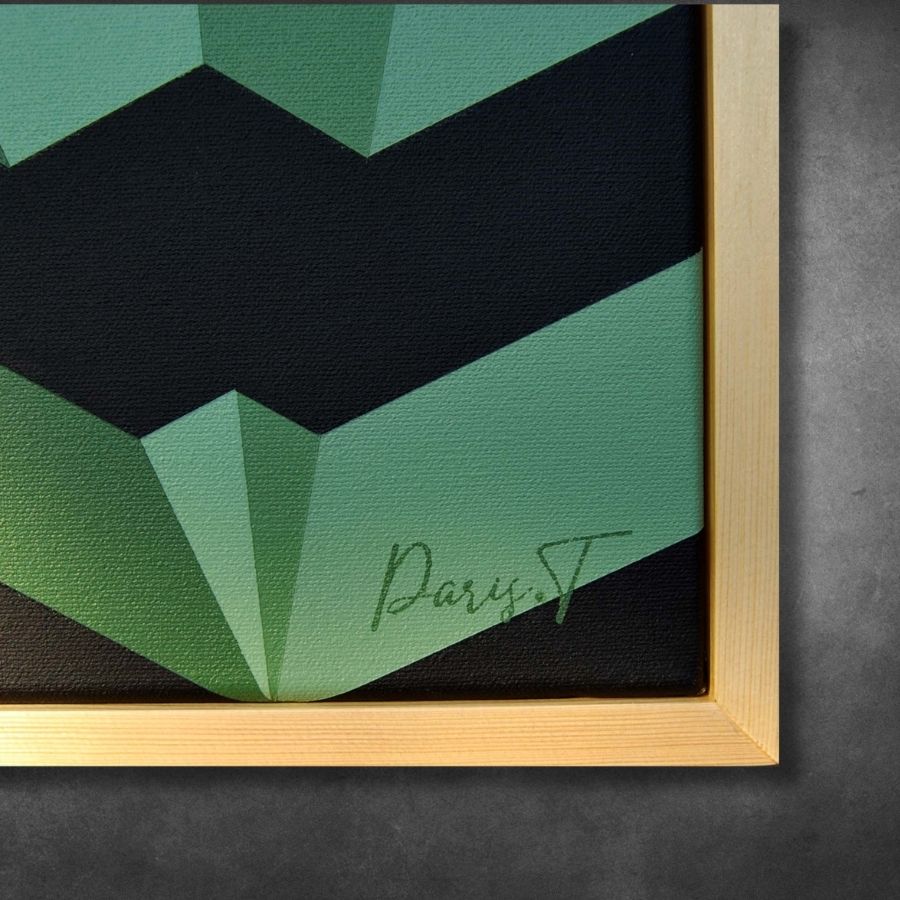 Canvas Pulse - Original Abstract Painting by Paris Tooraji - Tooraji Gallery
