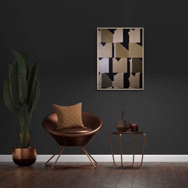 Hidden Secret - Contemporary Geometric Painting by Paris Tooraji - Tooraji Gallery