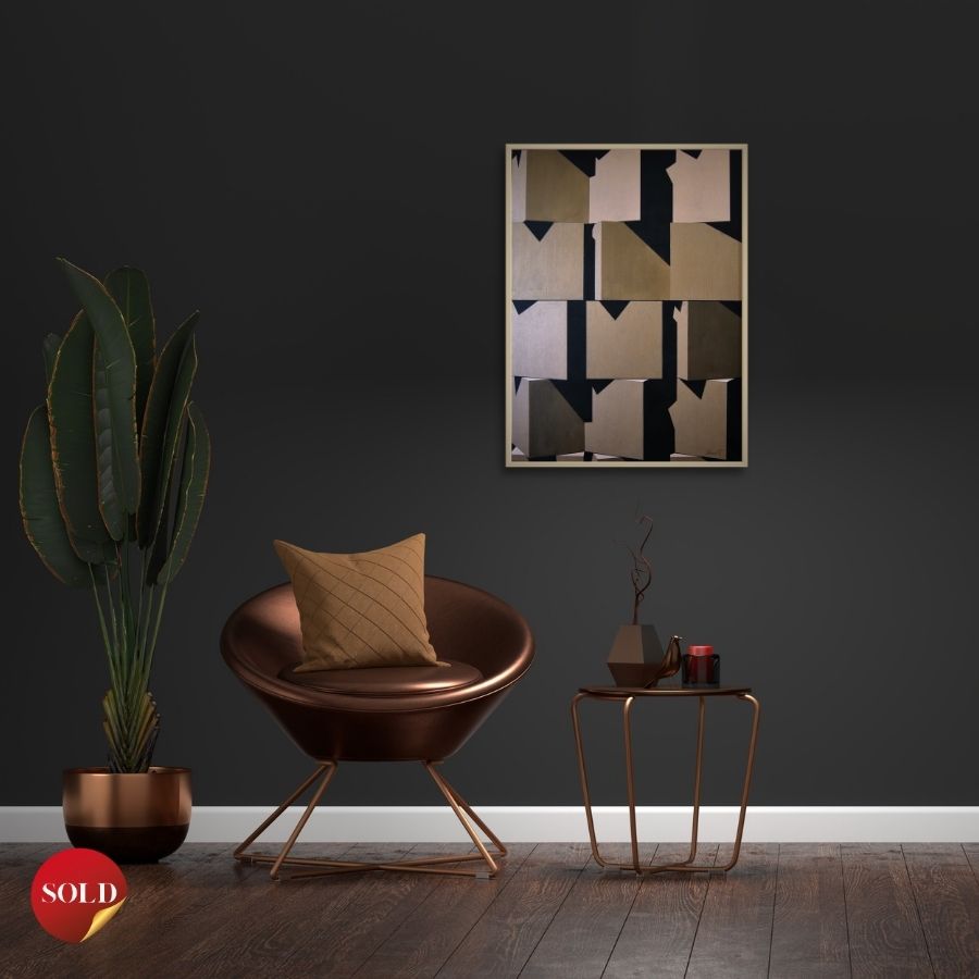 Hidden Secret - Contemporary Abstract Masterpiece by Paris Tooraji - Private Collection