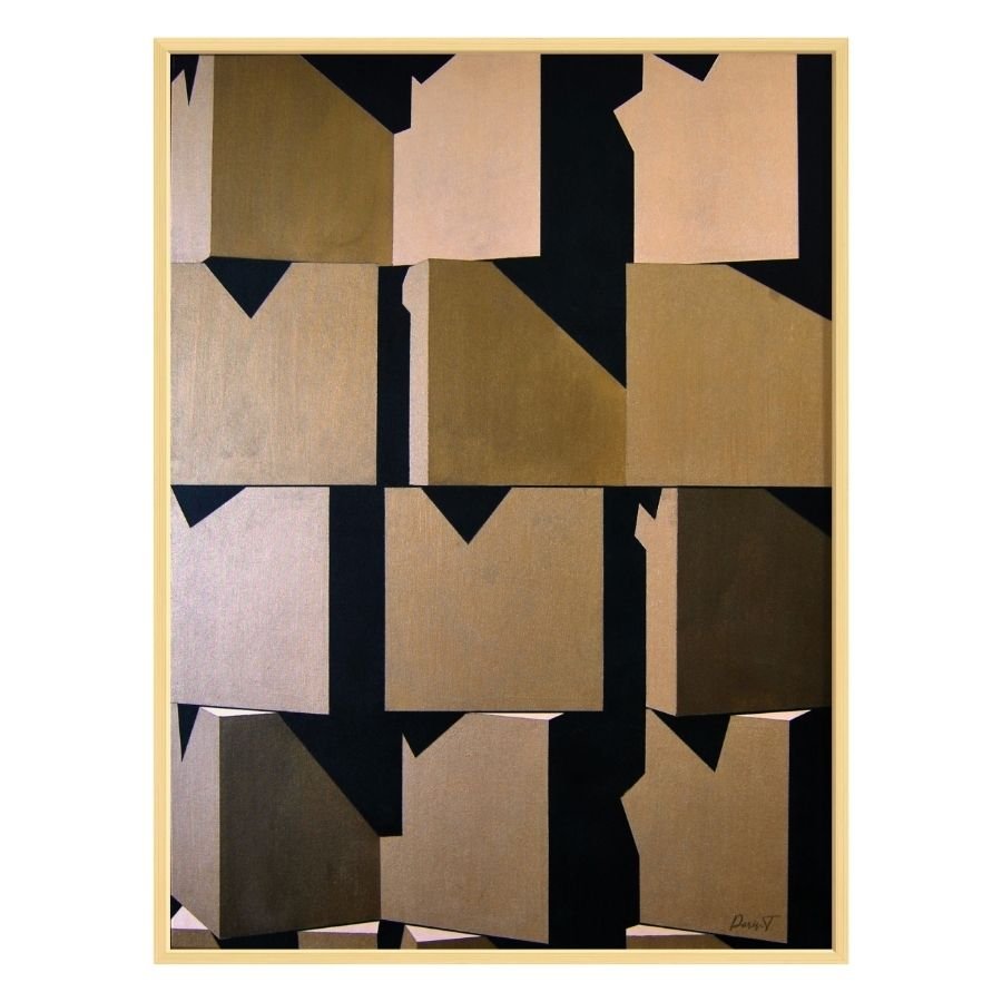 Hidden Secret - Contemporary Geometric Painting by Paris Tooraji - Tooraji Gallery