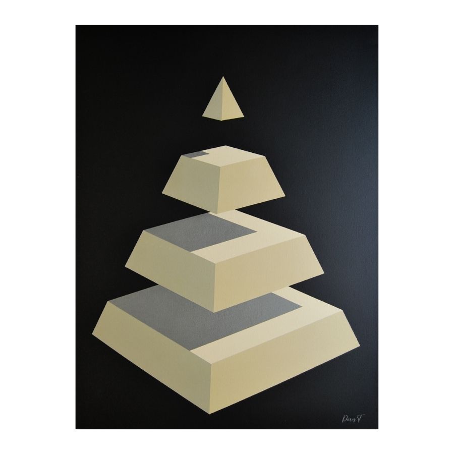 Invisible Prisms of Thought - Modern Abstract Art by Paris Tooraji - Tooraji Gallery