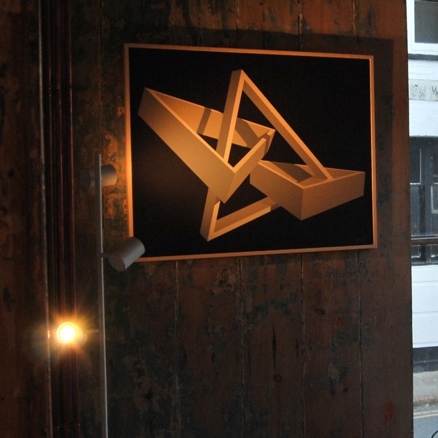 Serenity of Triangles - Contemporary Abstract Art by Paris Tooraji - Tooraji Gallery