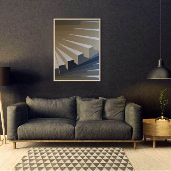 Symphony of Silence - Modern Abstract Painting by Paris Tooraji - Tooraji Gallery