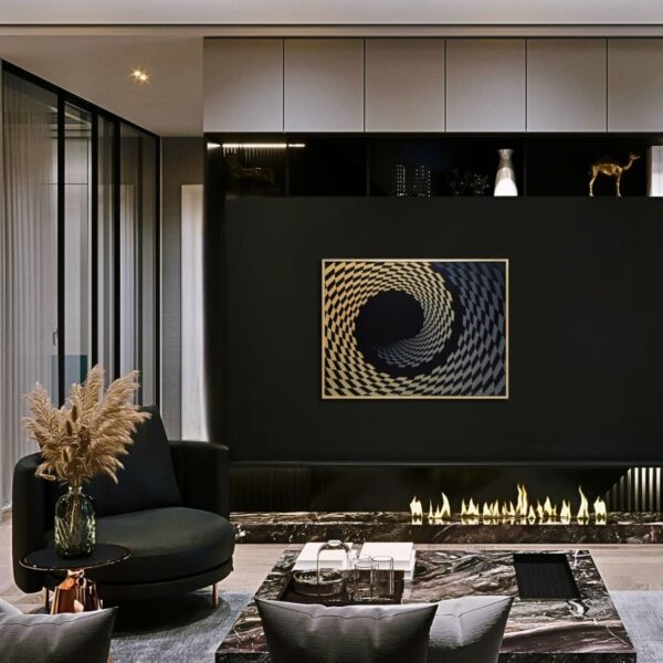 The Luminous Interval - Modern Abstract Painting by Paris Tooraji - Tooraji Gallery