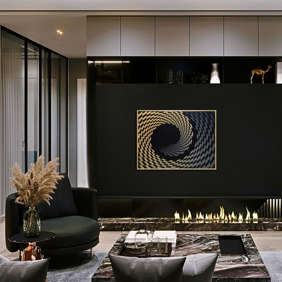 The Luminous Interval - Modern Abstract Painting by Paris Tooraji - Tooraji Gallery