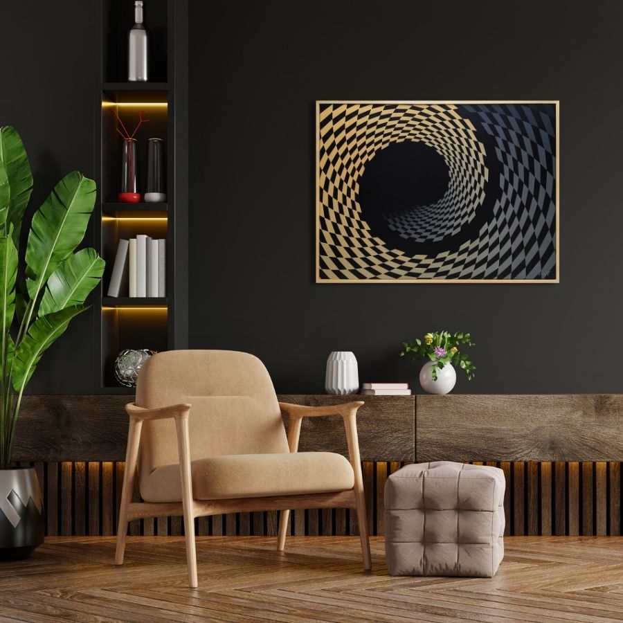 The Luminous Interval - Modern Abstract Painting by Paris Tooraji - Tooraji Gallery