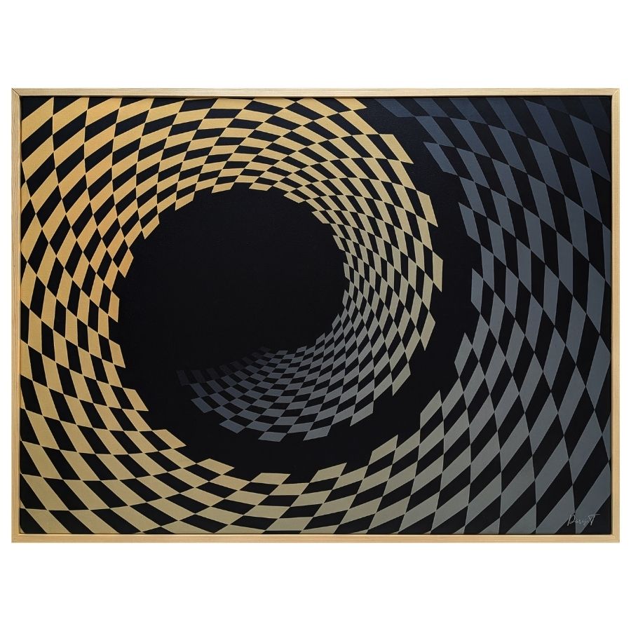 The Luminous Interval - Modern Abstract Painting by Paris Tooraji - Tooraji Gallery