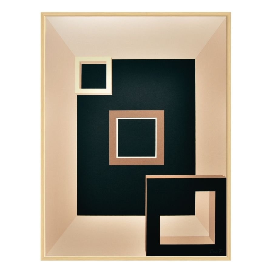 Architectures of Nothing - Contemporary Geometric Painting by Paris Tooraji - Tooraji Gallery